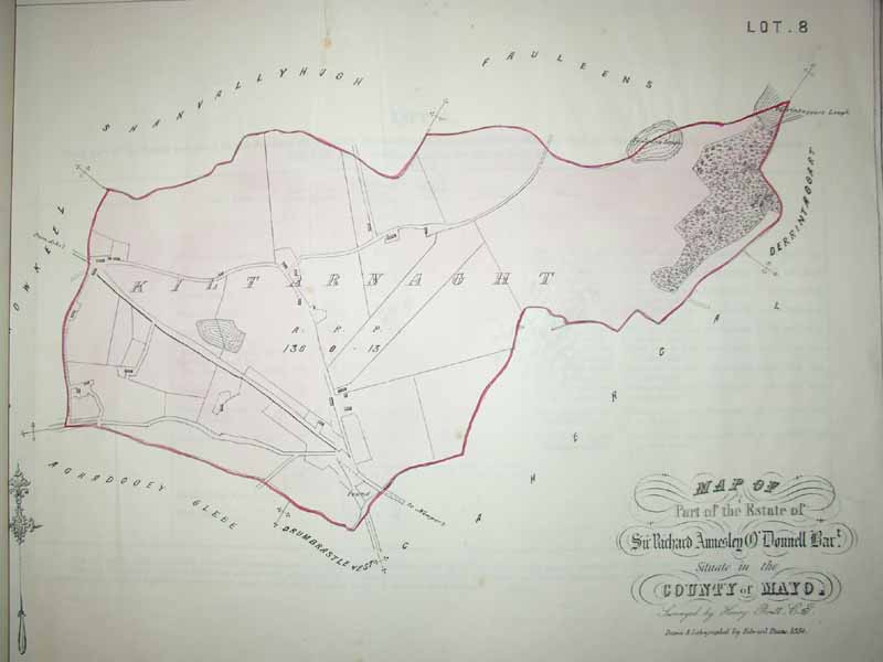 Map of Kiltarnet from Encumbered Estates sale